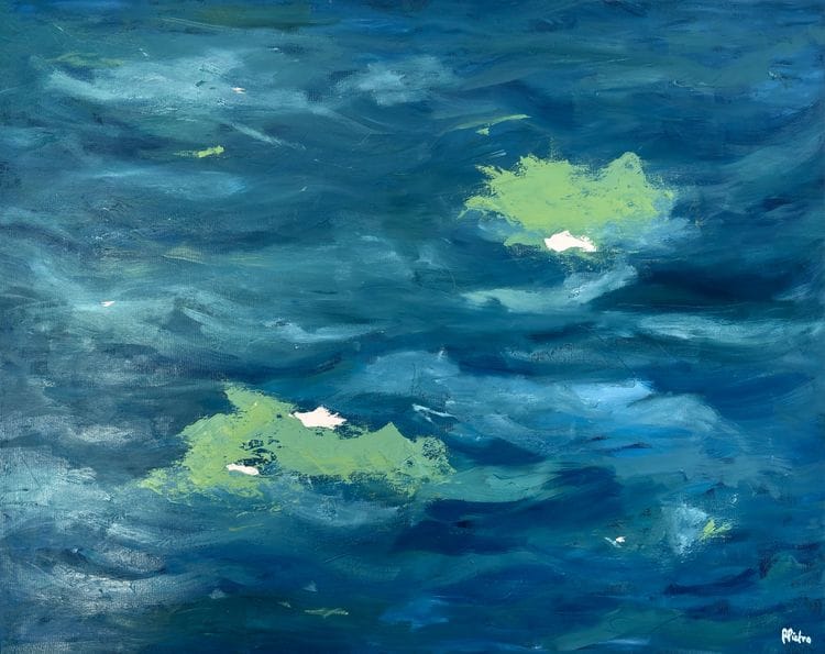 In the water