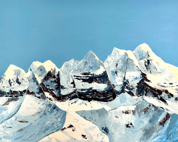 Le Soleil brille sur les Dents du Midi