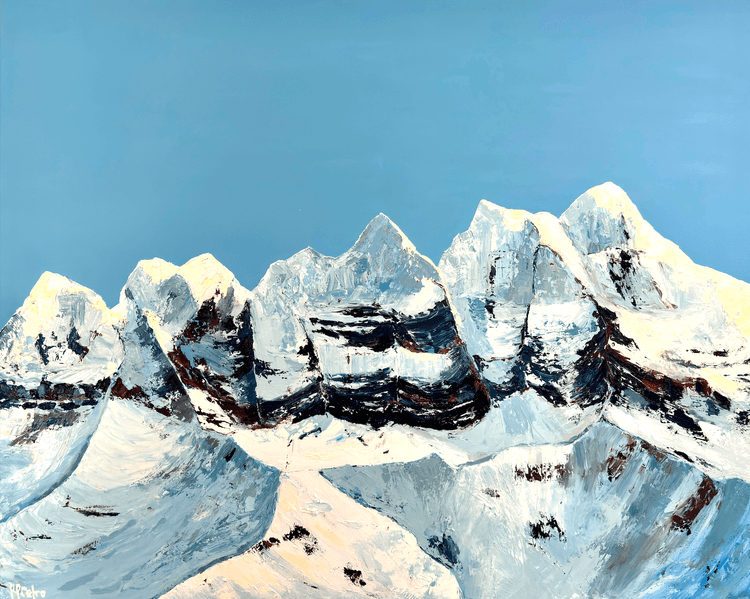 Le Soleil brille sur les Dents du Midi