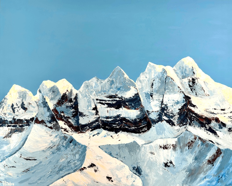 Le Soleil brille sur les Dents du Midi