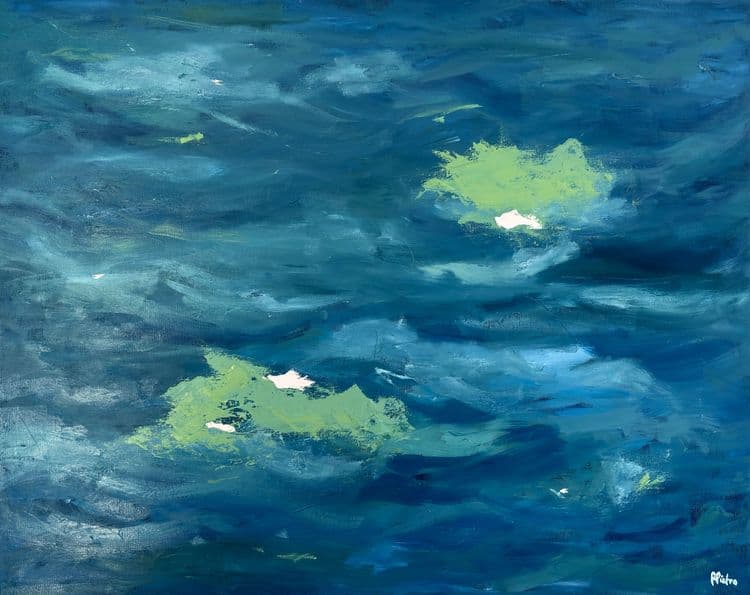 In the water